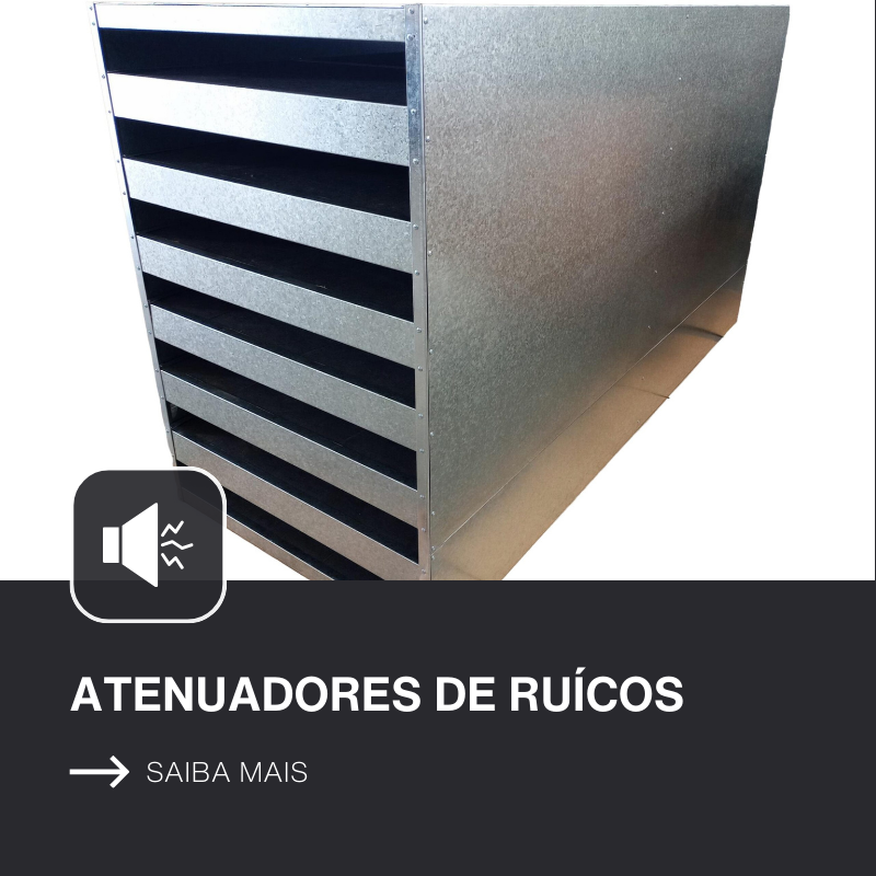 Atenuador de ruído para grupos geradores e sistemas de exaustão